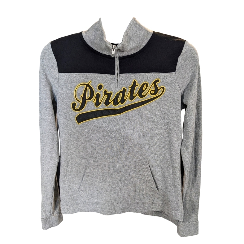 PINK VS with 5th & Ocean Clothing Pittsburgh Pirates Pull Over 1/2 Zip Size XS